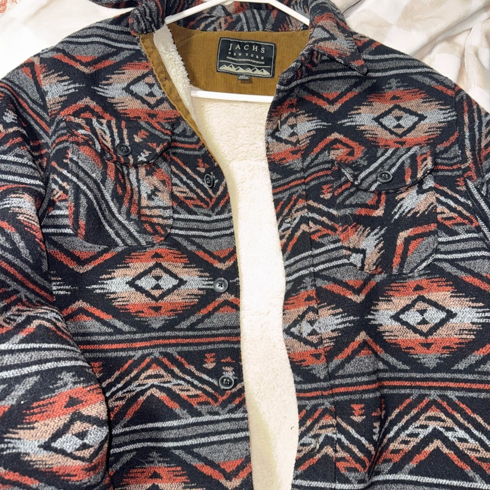 Harley-Davidson Multicolor Patterned Teddy Jacket - image 2